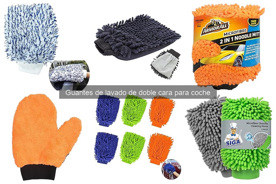 Guantes de lavado de doble cara para coche: ¿Qué son?