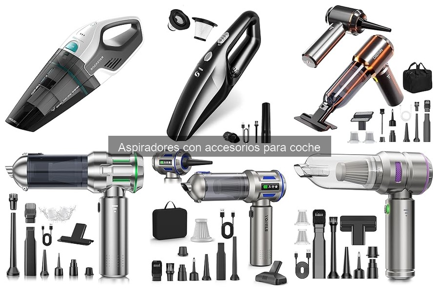 Guía de compra: aspiradores para coche con accesorios esenciales