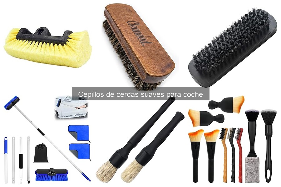 Guía de compra de cepillos de cerdas suaves para coche