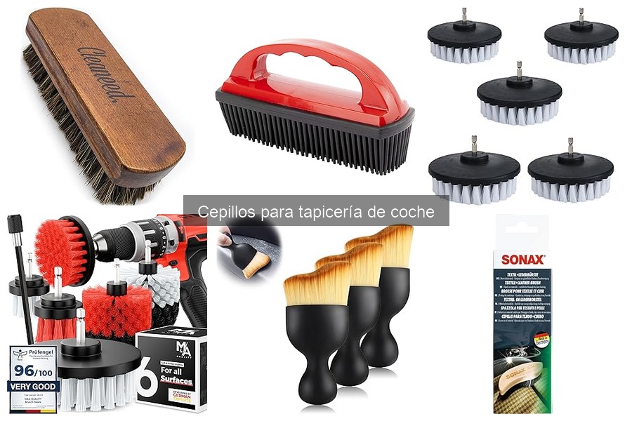 Guía de compra de cepillos para tapicería de coche