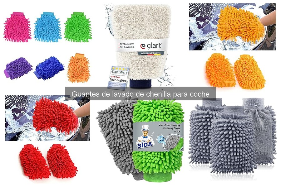 Guía de compra de guantes de lavado de chenilla para coche