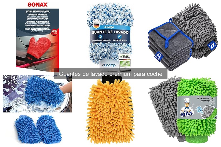 Guía de compra de guantes de lavado premium para coche