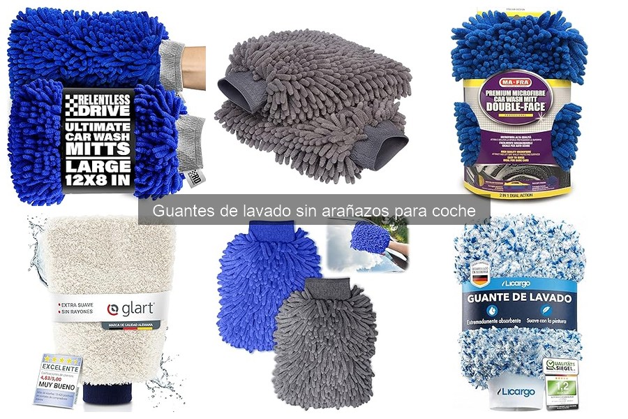 Guía de compra de guantes de lavado sin arañazos para coche