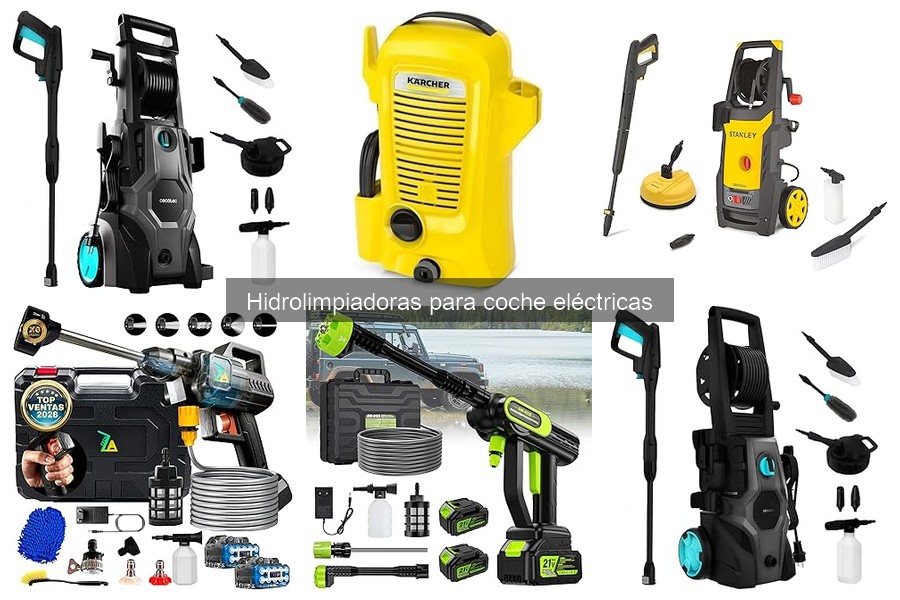 Guía de compra de hidrolimpiadoras eléctricas para coche