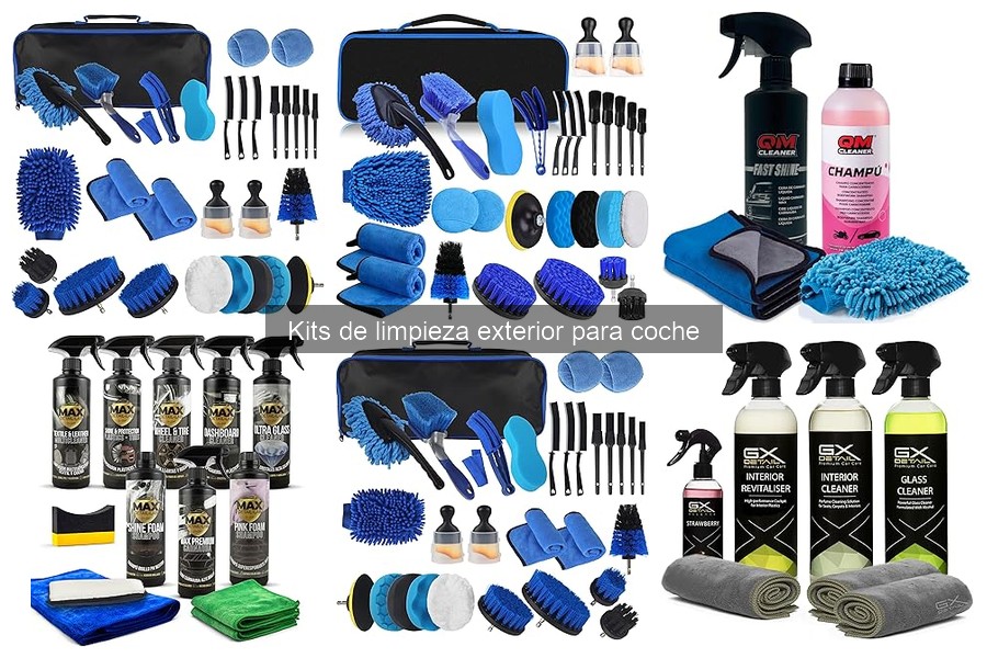 Guía de compra de kits de limpieza exterior para coche