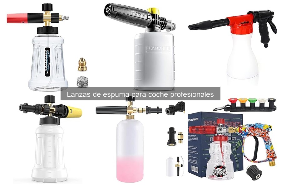 Guía de compra de lanzas de espuma para coches