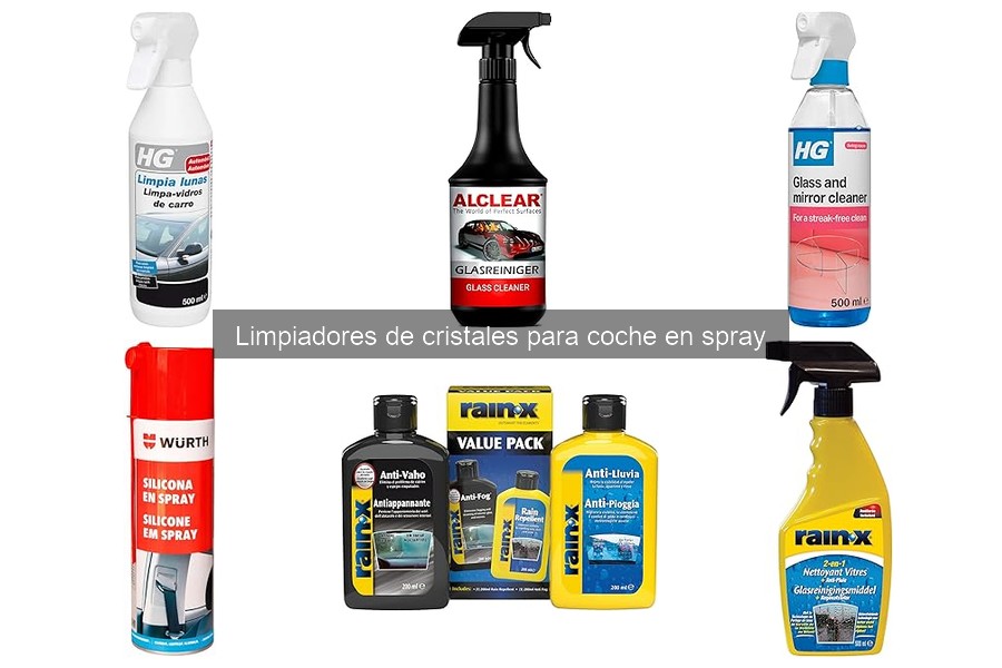 Guía de compra de limpiadores de cristales en spray para coche