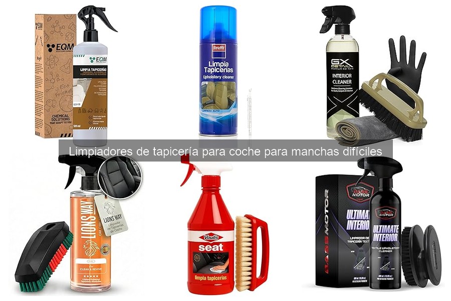 Guía de compra de limpiadores de tapicería para coches