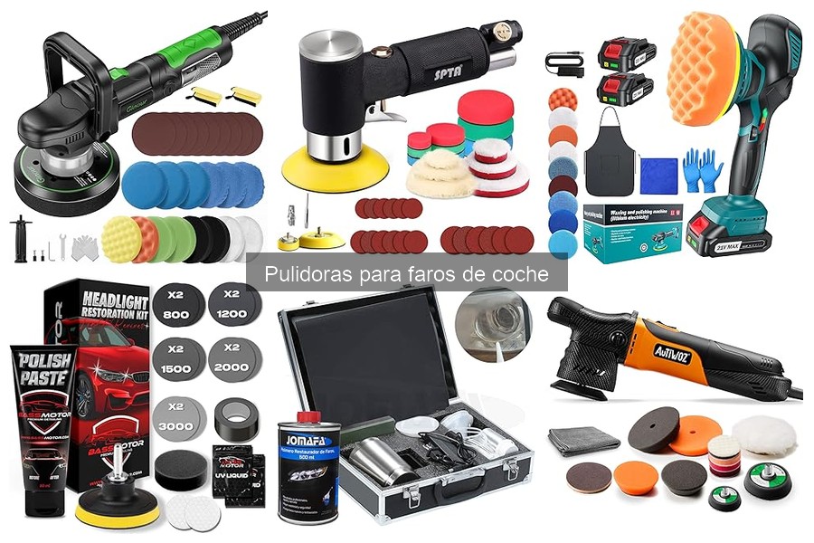 Guía de compra de pulidoras para faros de coche