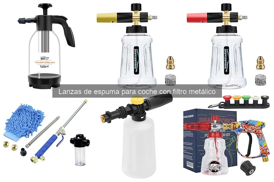 Guía de compra: Lanzas de espuma con filtro metálico