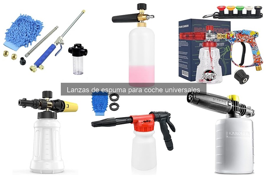 Guía de compra: Lanzas de espuma universales para coche