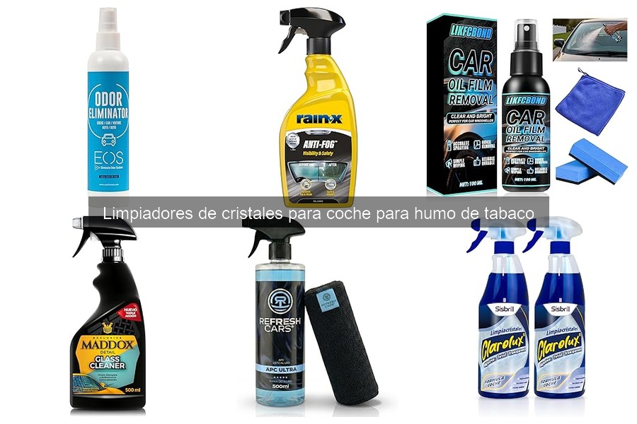 Guía de compra: Limpiadores de cristales para humo de tabaco