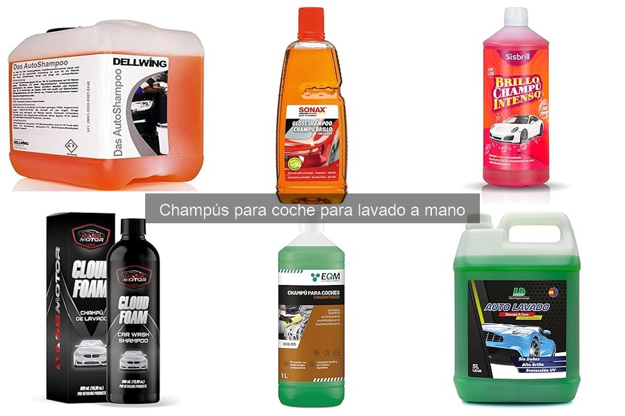 Guía de compra: Mejor champú para coche lavado a mano