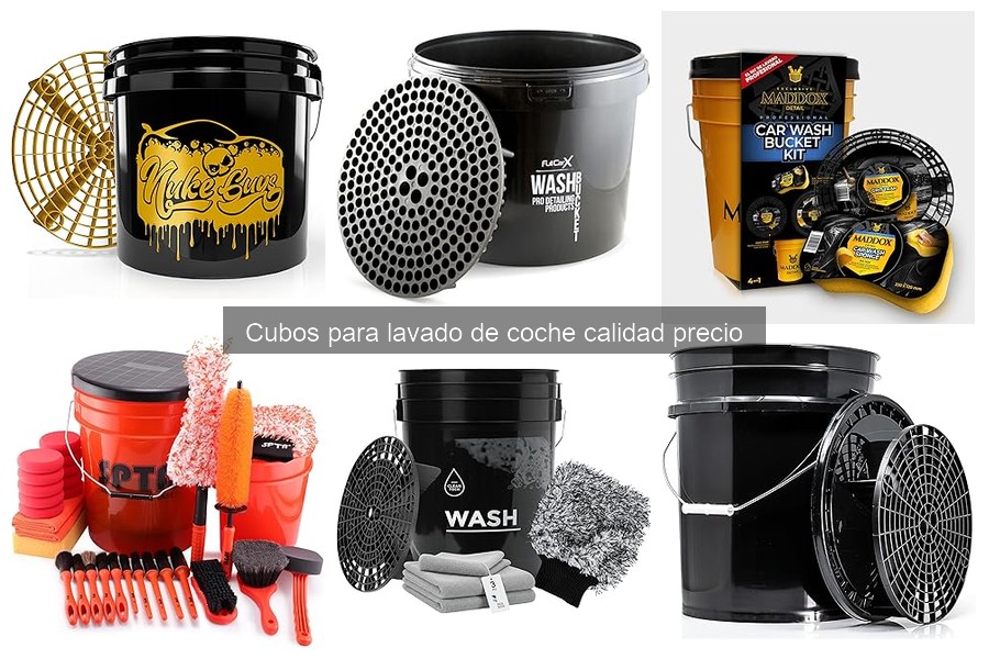 Guía de compra: Mejores cubos para lavado de coche 2023
