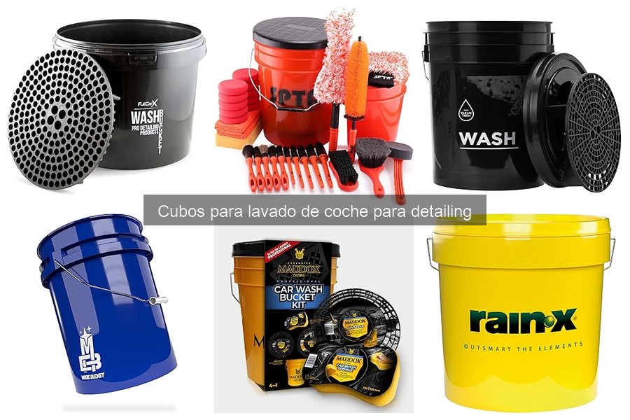 Guía de compra: Mejores cubos para lavado de coche