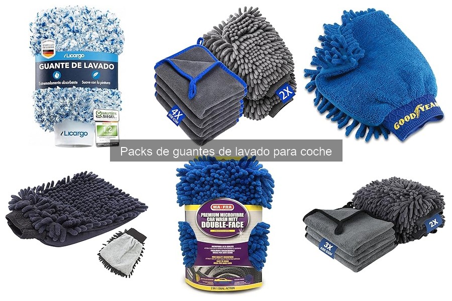 Guía de tamaños y ajustes de guantes de lavado para coche