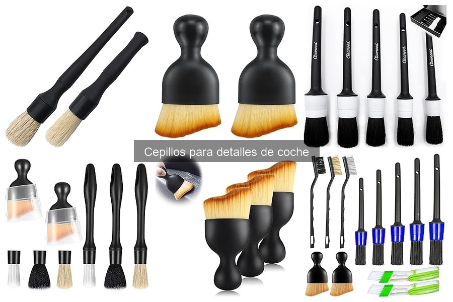Guía para comprar cepillos para detalles de coche