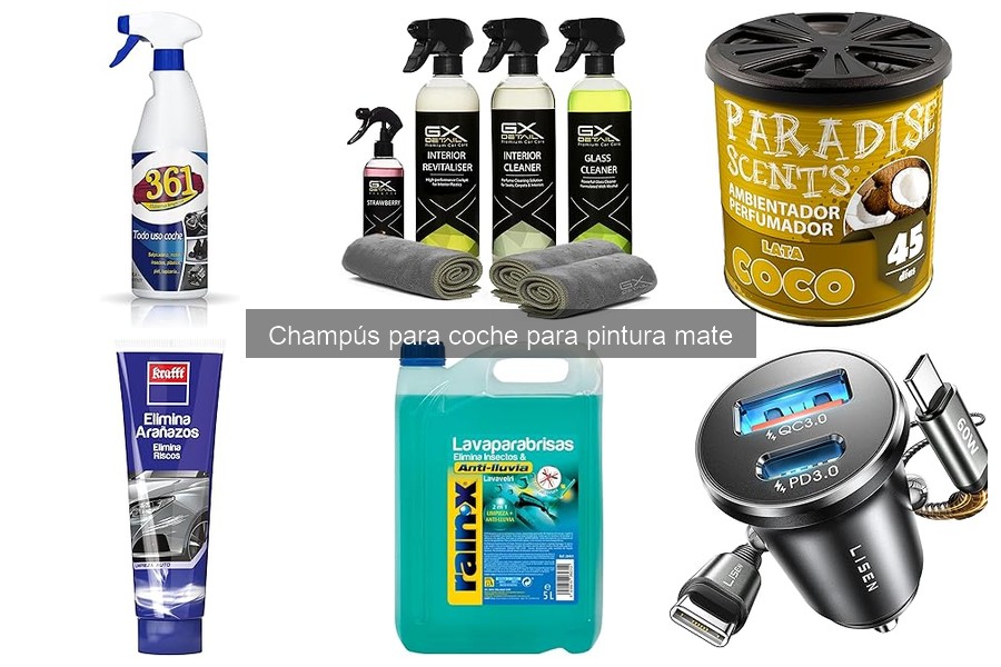 Guía para Elegir el Mejor Champú para Coche Mate