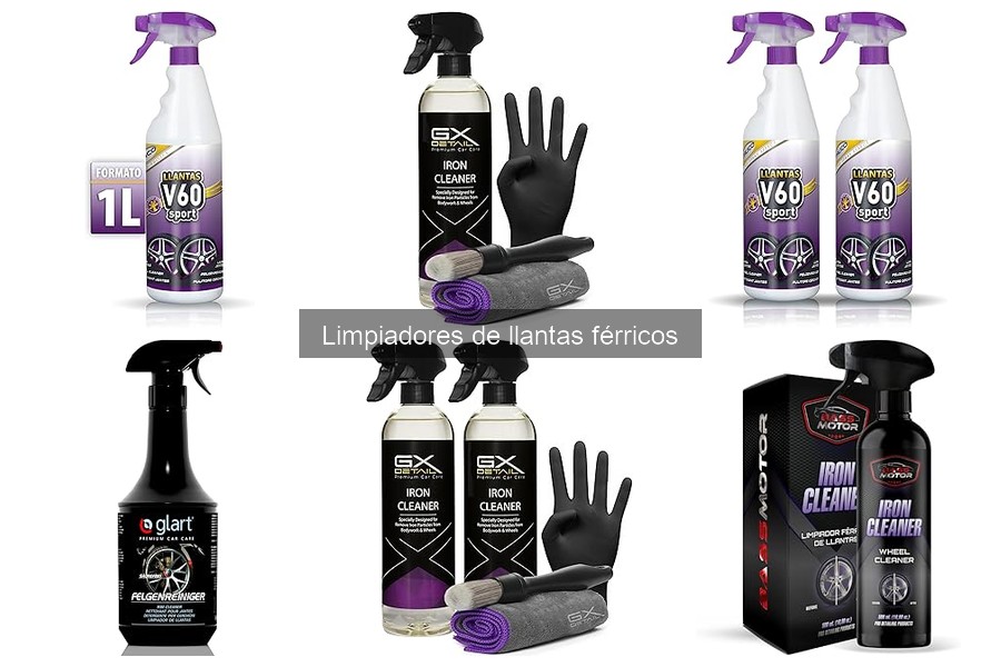 Guía para elegir el mejor limpiador de llantas férricos