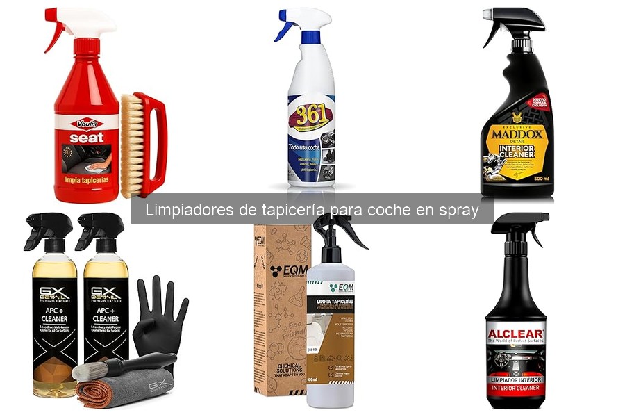 Guía para elegir el mejor limpiador de tapicería en spray