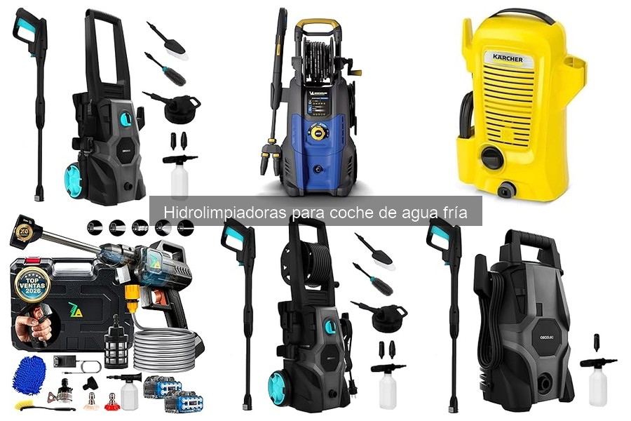 Guía para elegir la mejor hidrolimpiadora de agua fría para tu coche