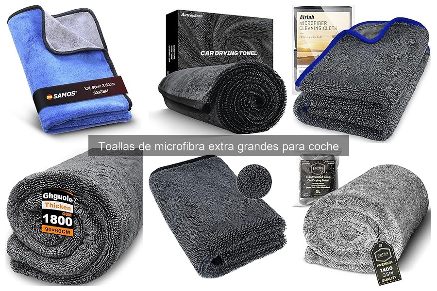 Guía para Elegir Toallas de Microfibra Extra Grandes para Coche