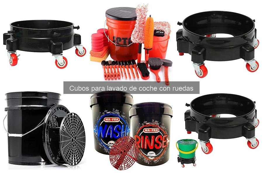 Guía para Elegir un Cubo para Lavado de Coche con Ruedas
