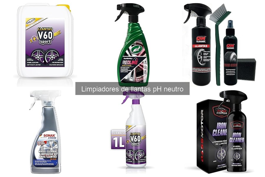 Impacto ambiental de limpiadores de llantas pH neutro