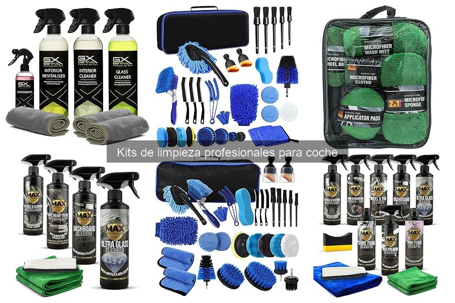 Importancia de usar un kit de limpieza profesional para coche