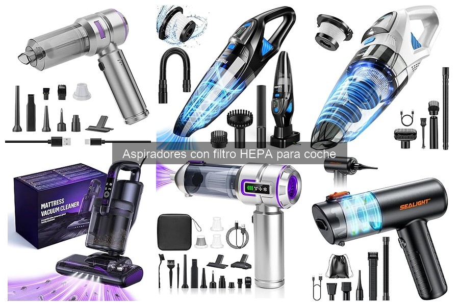 Imprescindibles accesorios para aspiradores HEPA de coche
