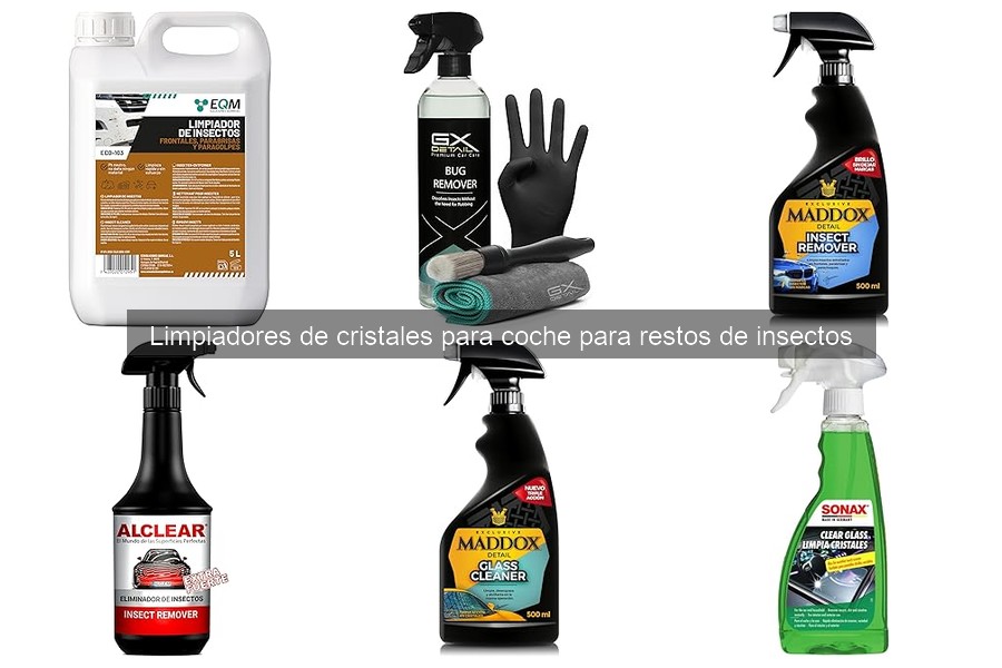Ingredientes a evitar en limpiadores de cristales para coche