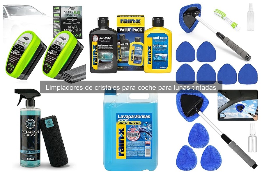 Ingredientes a evitar en limpiadores de cristales para lunas tintadas