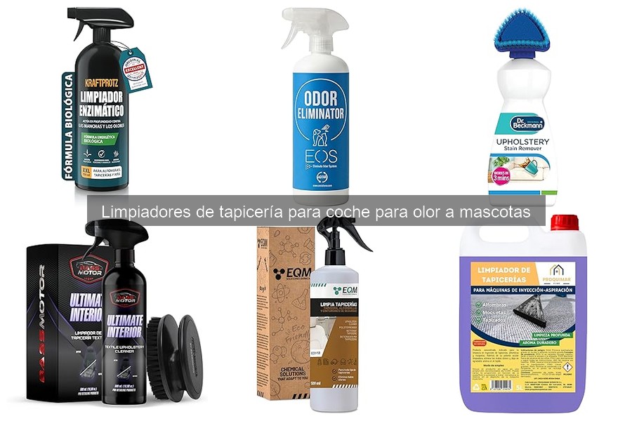 Ingredientes seguros en limpiadores de tapicería para mascotas