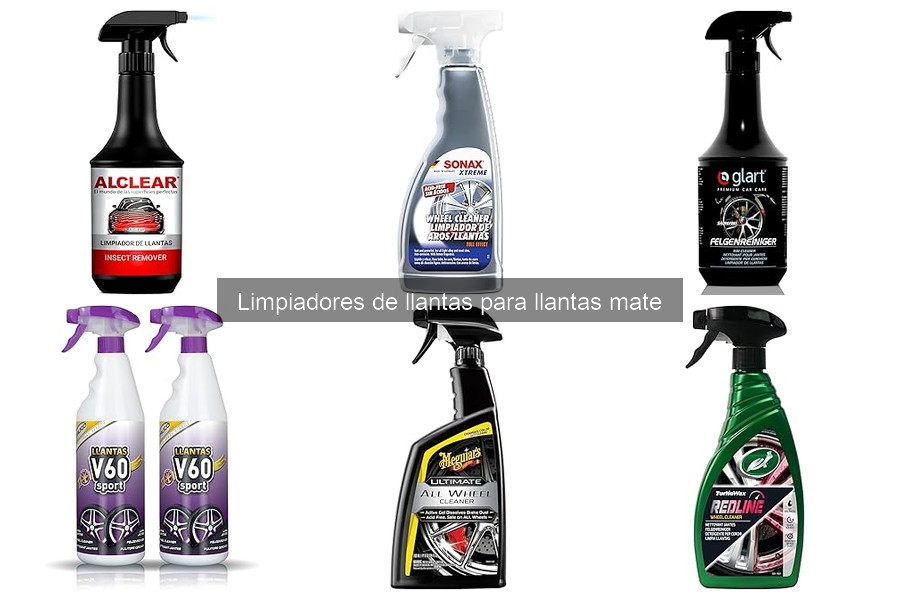 Instrucciones para Usar Limpiadores de Llantas Mate