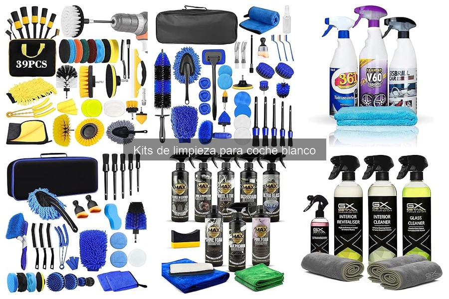 Kit de limpieza para coche blanco: ¿Qué incluye y por qué es esencial?