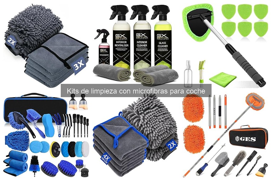 Kits de limpieza con microfibras para coche: ¿Qué incluyen?