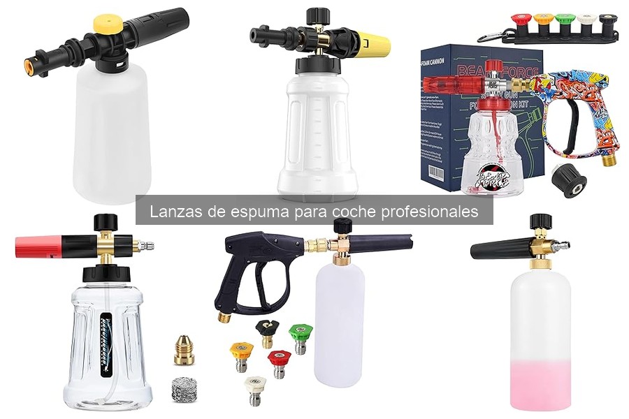 Lanzas de espuma: ¿Aptas para todos los vehículos?