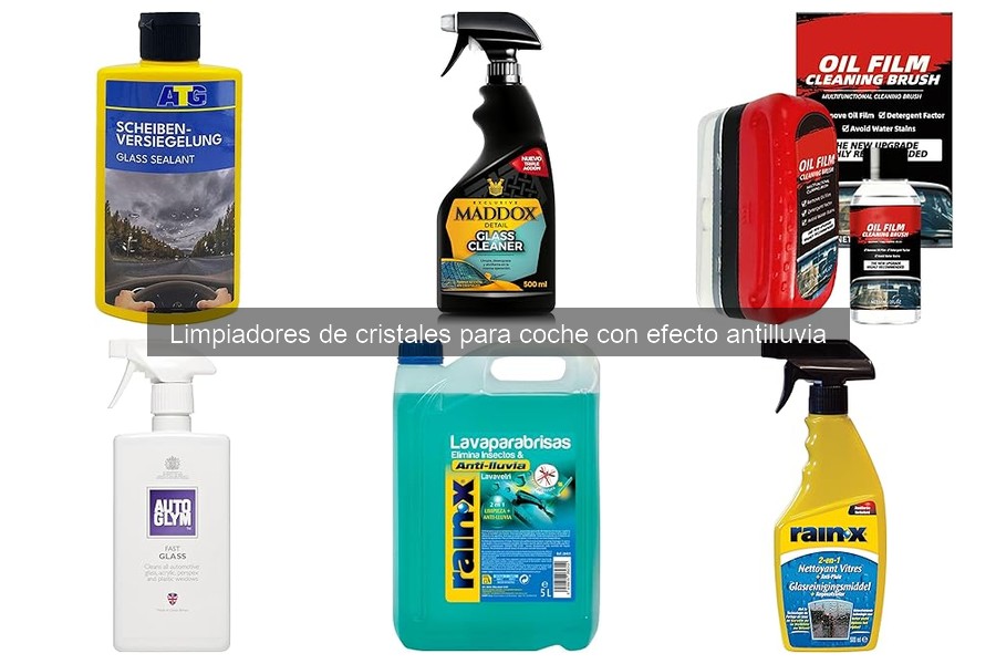 Limpiadores de Cristales Antilluvia para Todos los Climas