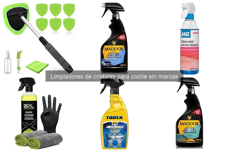 Limpiadores de cristales para coche: características y beneficios