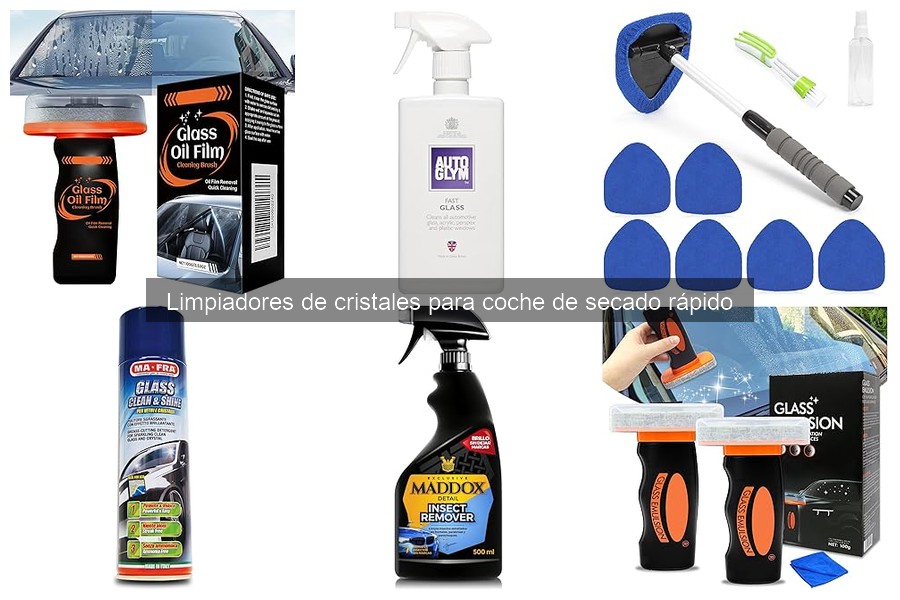 Limpiadores de cristales para coche de secado rápido: ¿Qué son?