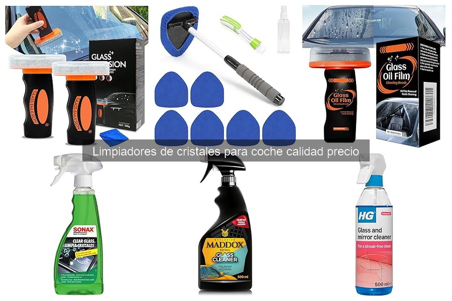 Limpiadores de cristales para coche: ¿Qué son y cómo elegir?