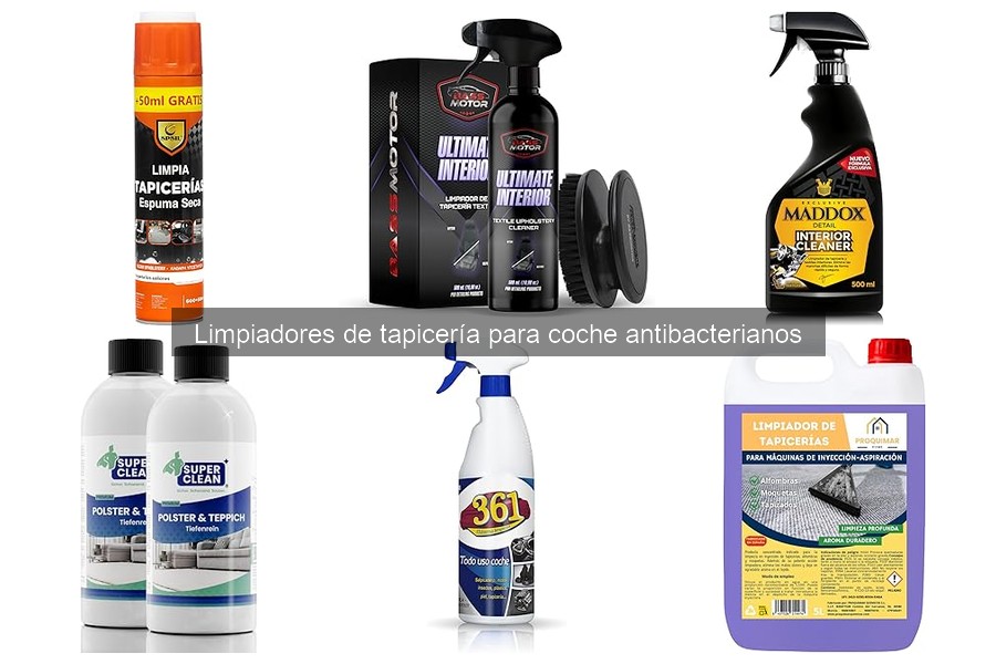 Limpiadores de Tapicería Antibacterianos para Coche: ¿Qué son?