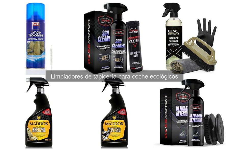 Limpiadores de Tapicería Ecológicos para Coche: Beneficios y Más