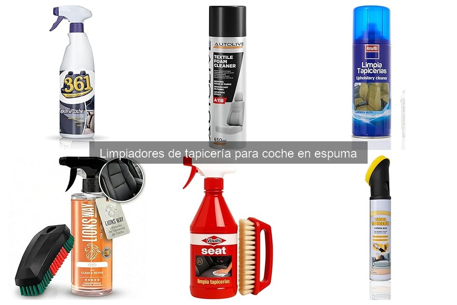 Limpiadores de Tapicería en Espuma: ¿Qué son y cómo funcionan?