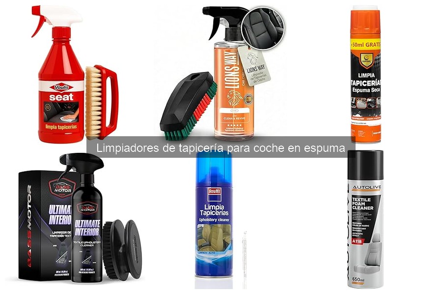Limpiadores de Tapicería en Espuma: ¿Son Seguros para Tu Coche?