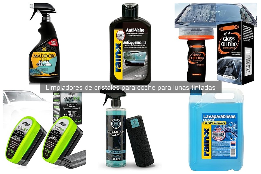 Limpiadores seguros para lunas tintadas: productos recomendados