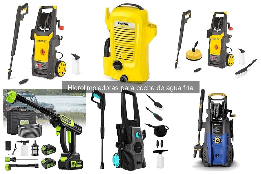 Limpieza de coches con hidrolimpiadoras de agua fría: ¿es seguro?