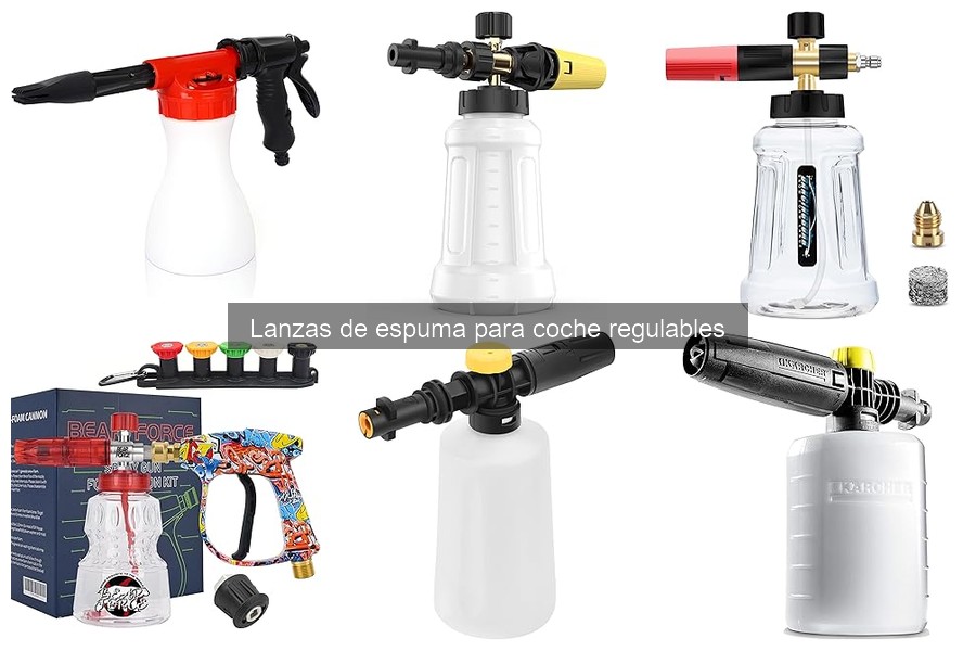 Los mejores jabones para lanzas de espuma en limpieza de coches