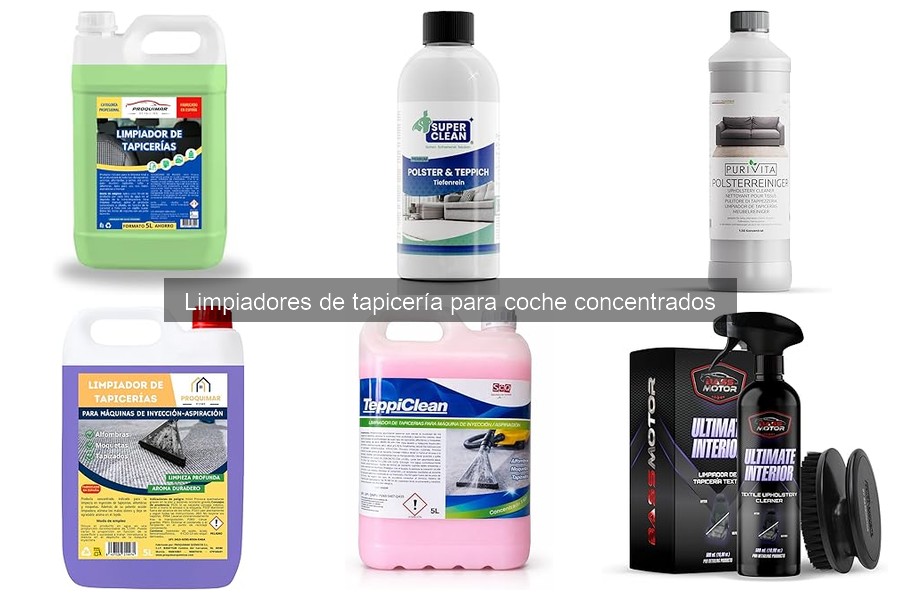 Los mejores limpiadores de tapicería concentrados para coches con niños y mascotas