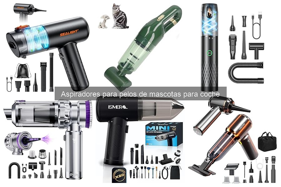 Mantenimiento de aspiradores para pelos de mascotas en coche